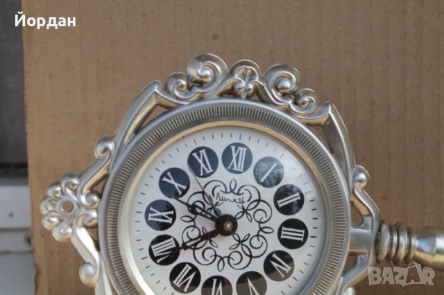 СССР настолен часовник "ВИТЯЗ", снимка 2 - Антикварни и старинни предмети - 38022616