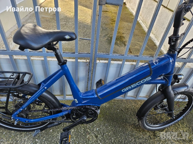 Електрически велосипед 20 цола GRECOS-шест месеца гаранция, снимка 8 - Велосипеди - 53474121