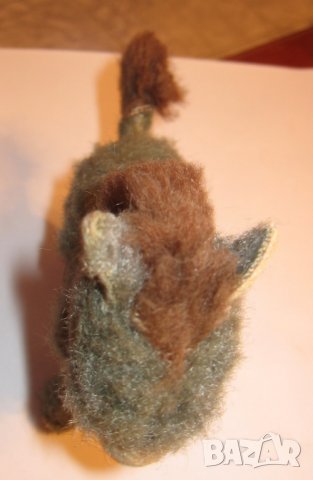 СТАРА ПЛЮШЕНА ,МЕХАНИЧНА ИГРАЧКА СССР МАГАРЕ, снимка 5 - Други ценни предмети - 38683261