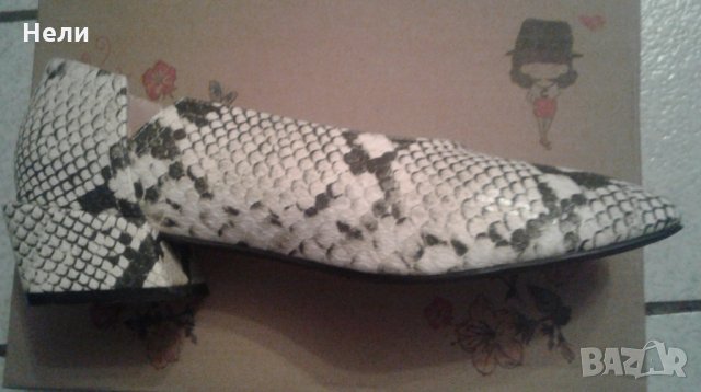 Елегантни обувки-змийски принт, снимка 5 - Дамски елегантни обувки - 32728841