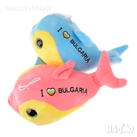 Сувенирна плюшена играчка - Плюшен делфин в два цвята, снимка 2 - Плюшени играчки - 51816961