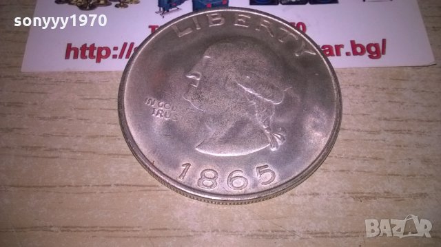 1865 dollar, снимка 3 - Колекции - 27513672