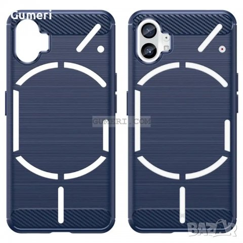 Nothing Phone (1) - Противоударен Силиконов Гръб - Карбон, снимка 8 - Калъфи, кейсове - 38422270