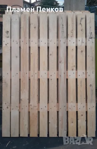 Дървени оградни пана , скари, дъски, летви, пано за ограда. Размер150см./113см., снимка 3 - Други - 47454028