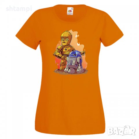 Дамска тениска Star Wars R2-D2 & C3PO Игра,Изненада,Подарък,Геймър,, снимка 10 - Тениски - 36790124