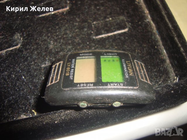 ВИНТИДЖ РЕТРО МОДЕЛ ЕЛЕКТРОНЕН МНОГОФУНКЦИОНАЛЕН ВОДОУСТОЙЧИВ ЧАСОВНИК 21950, снимка 5 - Мъжки - 32776922