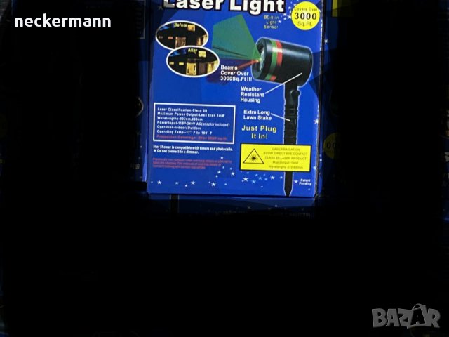 Коледен прожектор лазерно шоу star shower , снимка 4 - Прожектори - 34863549