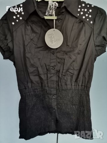 Нова, с етикет черна ризка, снимка 3 - Ризи - 33563152