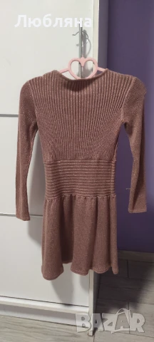 Светло Кафява Рокля, снимка 2 - Детски рокли и поли - 51160494