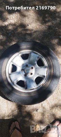 Резервна джанта15 с нова гума дънлоп за субару, снимка 3 - Гуми и джанти - 50907754