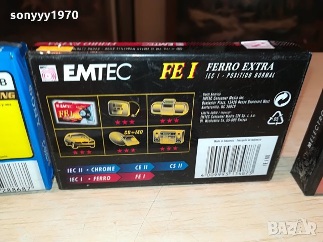 sony/emtec audio tape 3бр 1307211239, снимка 13 - Аудио касети - 33506058