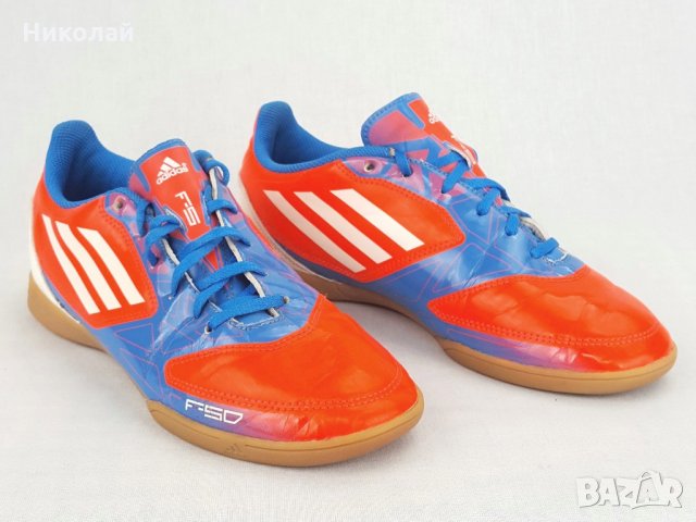 Adidas F5 JR Маратонки Футболни Обувки Футзал Зала 37.5-38 24cm, снимка 7 - Детски маратонки - 32652251