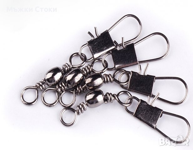 Вирбели с карабинка 10 бр. в пакет, снимка 6 - Такъми - 39235718