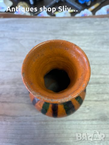 Автентична керамична ваза №1864, снимка 5 - Антикварни и старинни предмети - 35618951