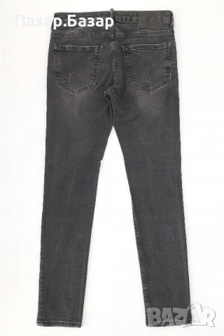 Dsquared 2 Cool Slim LYC Сиви Еластични Дънки Петна от Боя 46 (S) 31х31, снимка 6 - Дънки - 39098357
