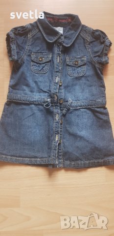 Дънкова рокля  марка Лоог, снимка 1