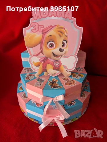 Картонена торта Лабубу, снимка 12 - Други - 51035777