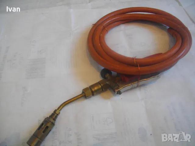 ROTHENBERGER INDUSTRIAL ПРОФЕСИОНАЛНА ГАЗОВА ПРОПАН-БУТАН ГОРЕЛКА 375мм с 3м. МАРКУЧ И ДЮЗА , снимка 14 - Други инструменти - 48518915