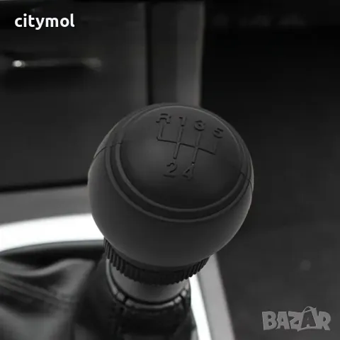 Силиконова топка за скоростен лост, 5 скорости - R135, черна релефна, снимка 7 - Аксесоари и консумативи - 49300942