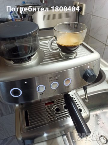 Кафемашина Бревил Бариста макс, работи перфектно и прави страхотно кафе с каймак , снимка 2 - Кафемашини - 44100131