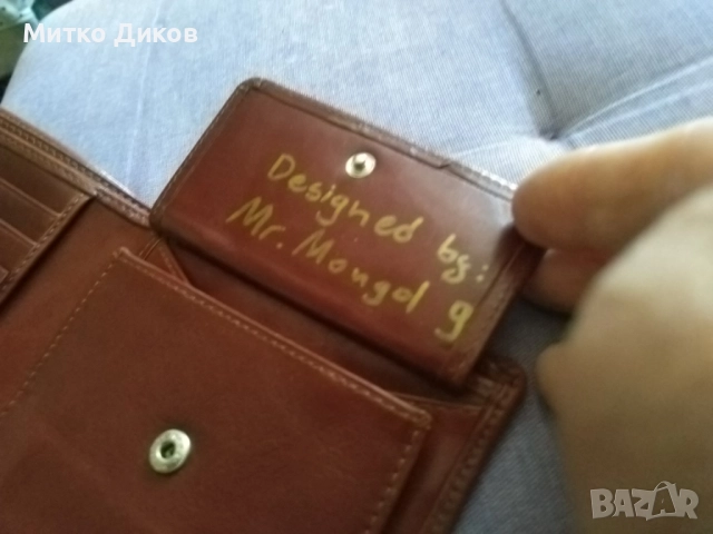 Гранде марково дизайнерско портмоне змия уникат 125х100мм като ново естествена кожа, снимка 7 - Портфейли, портмонета - 51515279