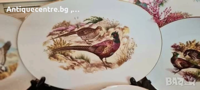 Kuba Porzellan Bavaria ,Germany - Сервиз за хранене с ловни мотиви., снимка 3 - Сервизи - 50940603