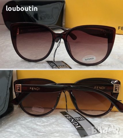 Fendi 2022 дамски слънчеви очила тип котка с лого