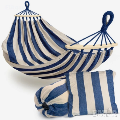 Хамак XXL с възглавница и чанта — максимален комфорт до 250 кг за релакс навън, снимка 10 - Други стоки за дома - 53326164