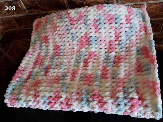  Детско одеяло,нежно розово , снимка 2 - Спално бельо и завивки - 32396472