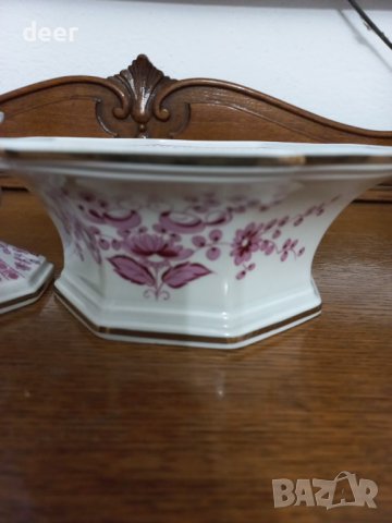 Сгобяема порцеланова  бонбониера ГДР, снимка 8 - Чинии - 43230452