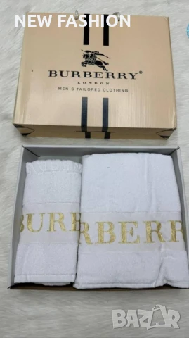 Памучни Хавлии -2бр с Кутия ✨ BURBERRY , снимка 4 - Хавлиени кърпи - 51171003