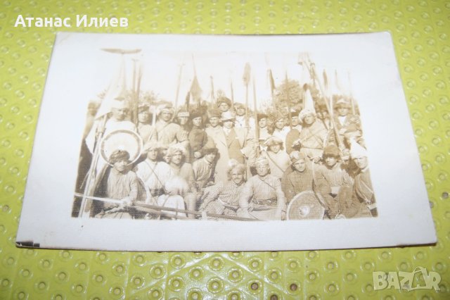 Снимка от август 1935г. на участниците в заснемането на филма "Михаил Строгов", снимка 3 - Други ценни предмети - 34793850