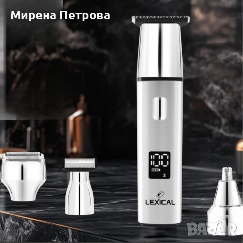 Машинка за подстригване Lexical LHC-5691 4в1 – Професионални резултати у дома с LED дисплей и USB за, снимка 6 - Машинки за подстригване - 52917942