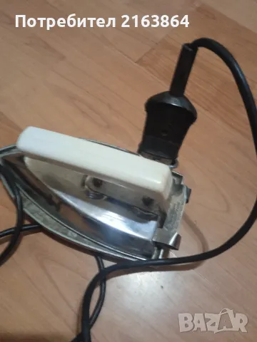 стара българска ютия 1969 г, снимка 8 - Антикварни и старинни предмети - 47394007