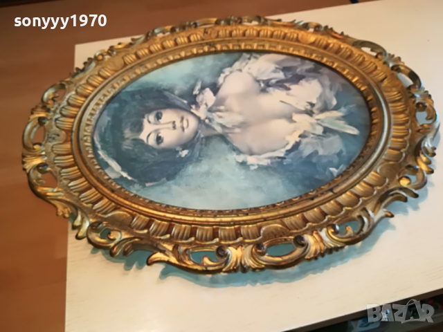 КРАСАВИЦА-КАРТИНА ВНОС ГЕРМАНИЯ 0804221557, снимка 6 - Антикварни и старинни предмети - 36389350