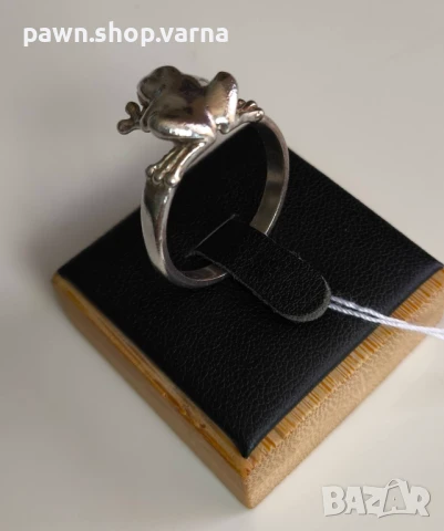 Винтидж сребърен пръстен 925 – 6,61 г, размер 20 мм, снимка 4 - Пръстени - 51408790