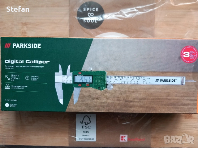 Дигитален шублер PARKSIDE, снимка 2 - Шублери - 51607640