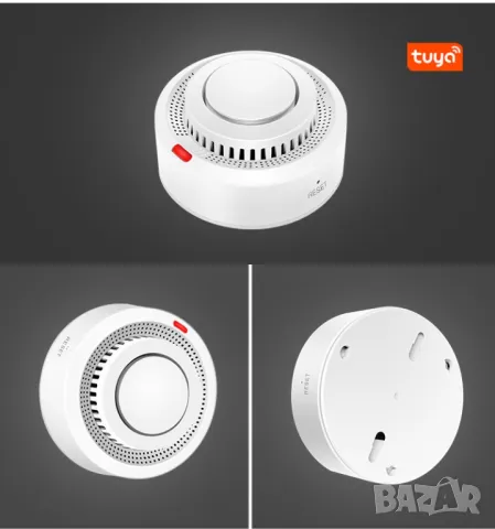 Tuya Smart/Smart Life WiFi Алармен противопожарен сензор за дим/пушек, снимка 8 - Друга електроника - 48127232