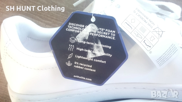 LACOSTE White Leather Shoes Размер EUR 39 / UK 5,5 обувки естествена кожа 327-14-S, снимка 11 - Маратонки - 52639312