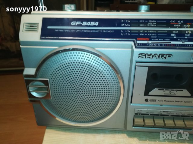 sharp gf-5454h внос germany 2607211201, снимка 3 - Радиокасетофони, транзистори - 33628343