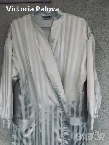 Красив голям халат цвят айвъри, снимка 3 - Други - 29066648