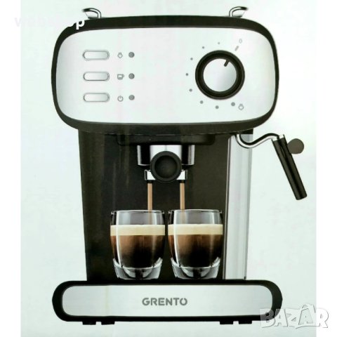 Еспресо Кафемашина Grento em-860 , 850W , 15 Бара , Гаранция 24 месеца, снимка 1
