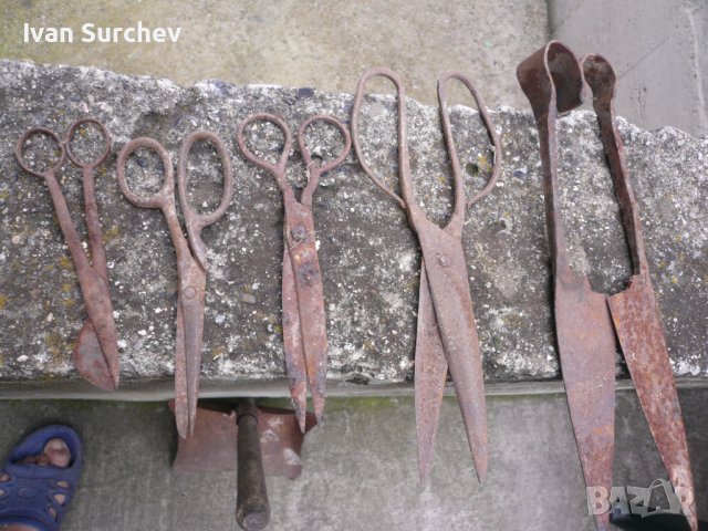 ЛОТ СТАРИ НОЖИЦИ 5 БРОЯ, снимка 14 - Други - 40644038