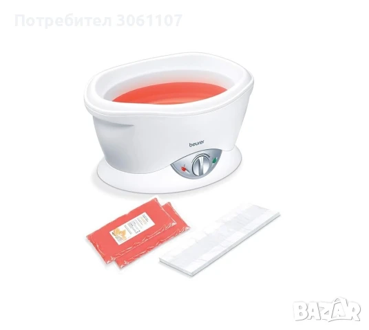 Парафинова вана Beurer MP70 Уред за кола маска 80W 2 x 450 гр восък, снимка 1