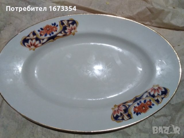 Порцеланови плата, снимка 6 - Прибори за хранене, готвене и сервиране - 37800749