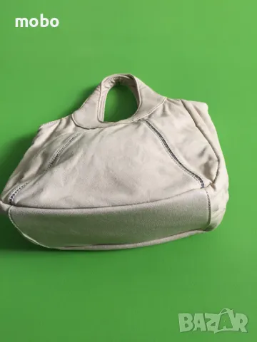 Дамска бежова малка чанта от естествена кожа, марка OLIVER WEBER – COLLECTION, с  кристали Swarovski, снимка 3 - Чанти - 49634050