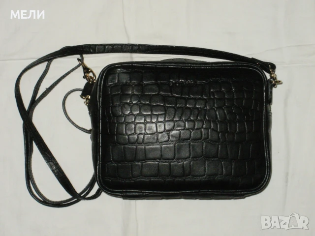 нови малки черни чантички естествена кожа, снимка 8 - Чанти - 51075412