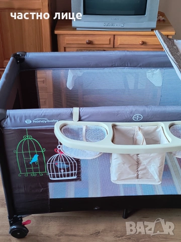 кошара сгъваема с матрак и екстри в Бургас за 35 евро, снимка 2 - Бебешки легла и матраци - 53363678