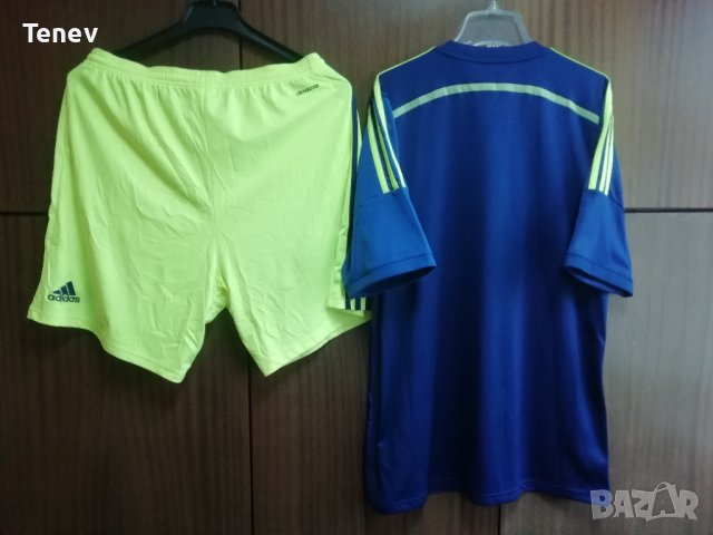 Ajax Adidas оригинален екип тениска фланелка шорти къси гащи Аякс размер L , снимка 2 - Спортни дрехи, екипи - 43425169
