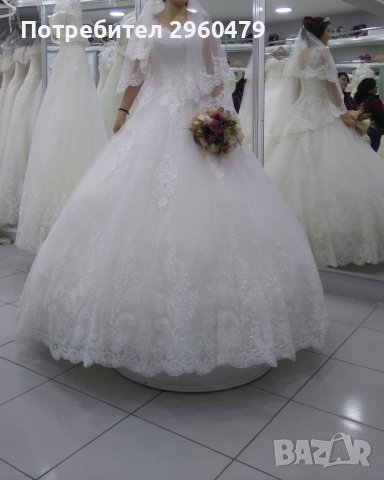 Булчинска рокля , снимка 2 - Сватбени рокли - 43506852
